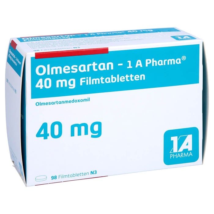 Olmesartan - 1 A Pharma 40 mg Filmtabletten 98 Stück aktuell im Trend!